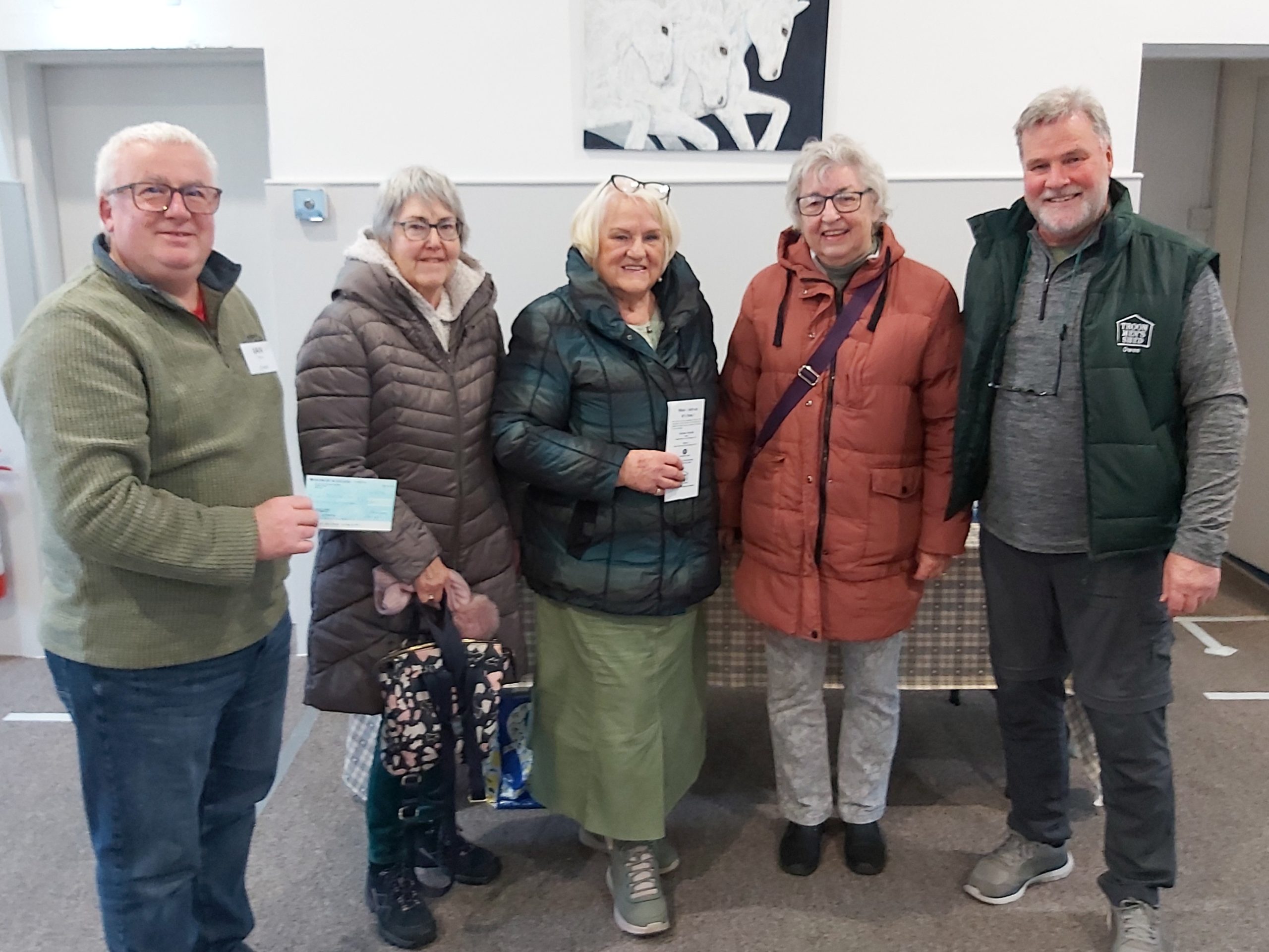 Donation from Troon Senior Citizens Welfare Committee