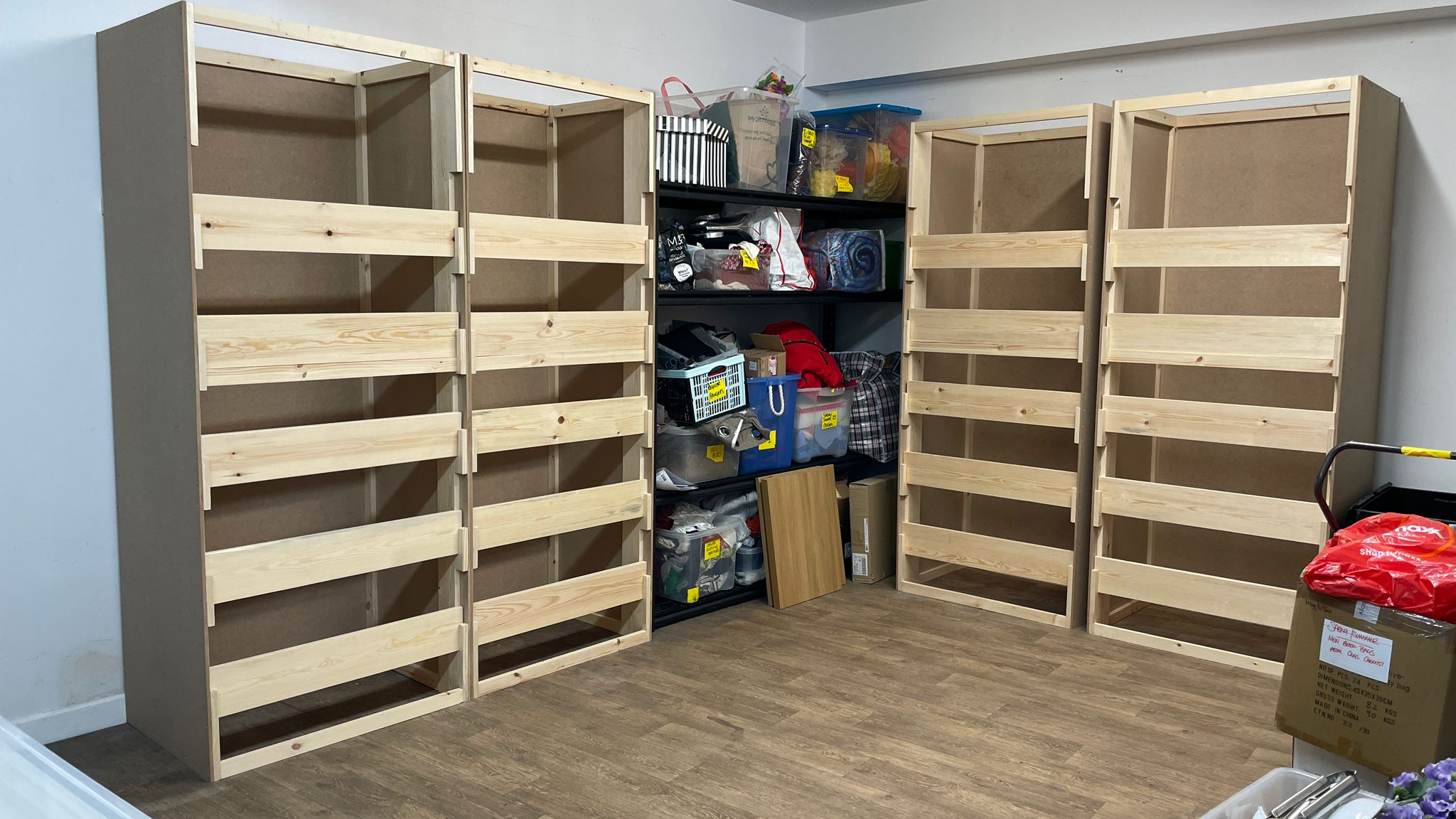 Building Storage Units for Ayrshire Cancer Support Shop