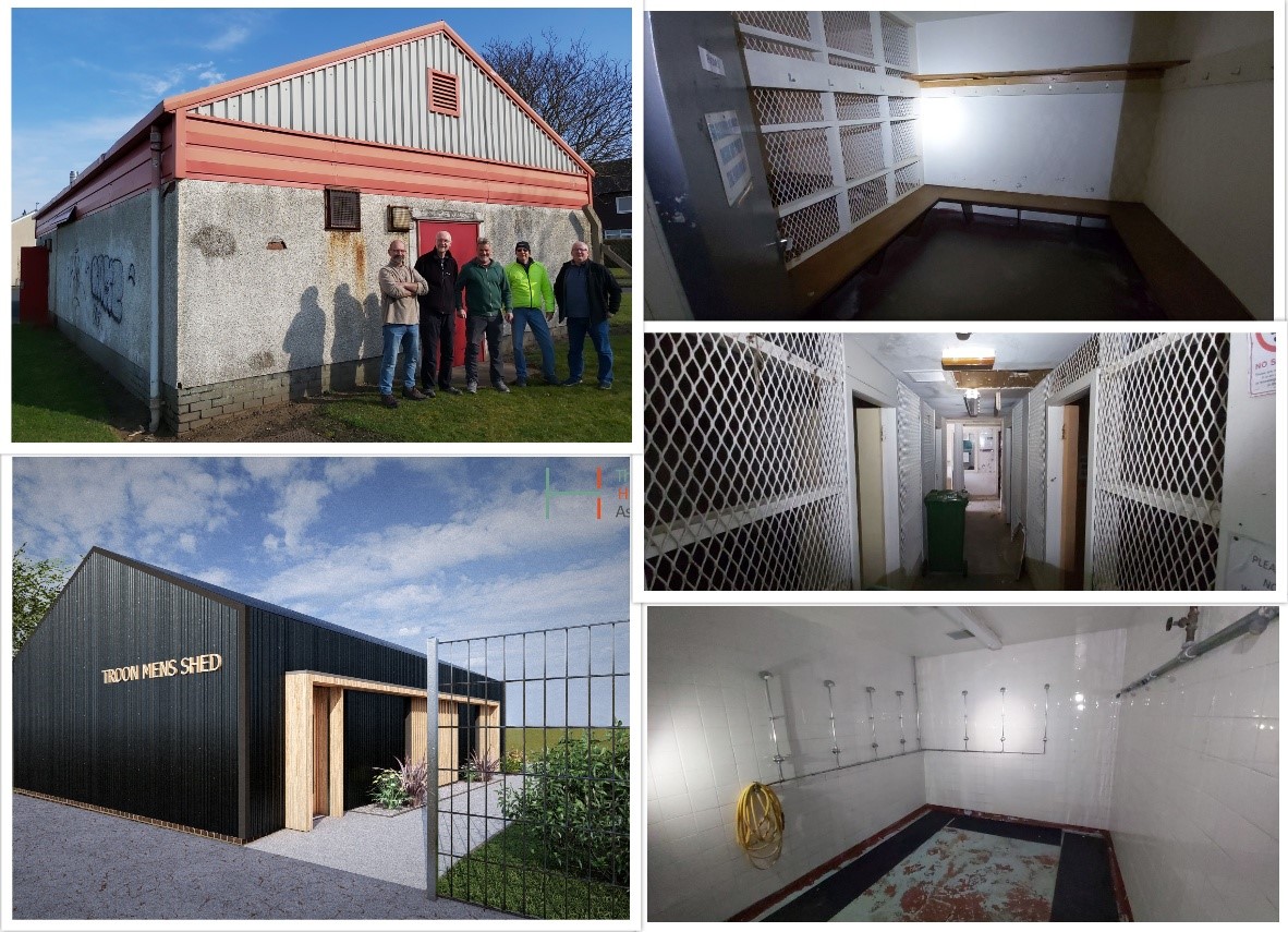 Support Troon Men’s Shed Plan to Acquire Hosiery Park Pavilion